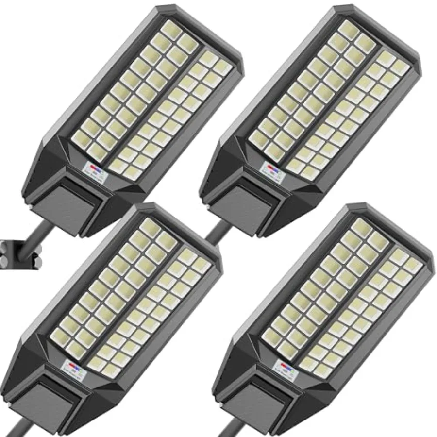 

Уличные солнечные светильники для наружного освещения, водонепроницаемые, 1000 Вт, светодиодные прожекторы с датчиком движения и пультом ДУ для двора, сада, дорожек, коммерческого использования