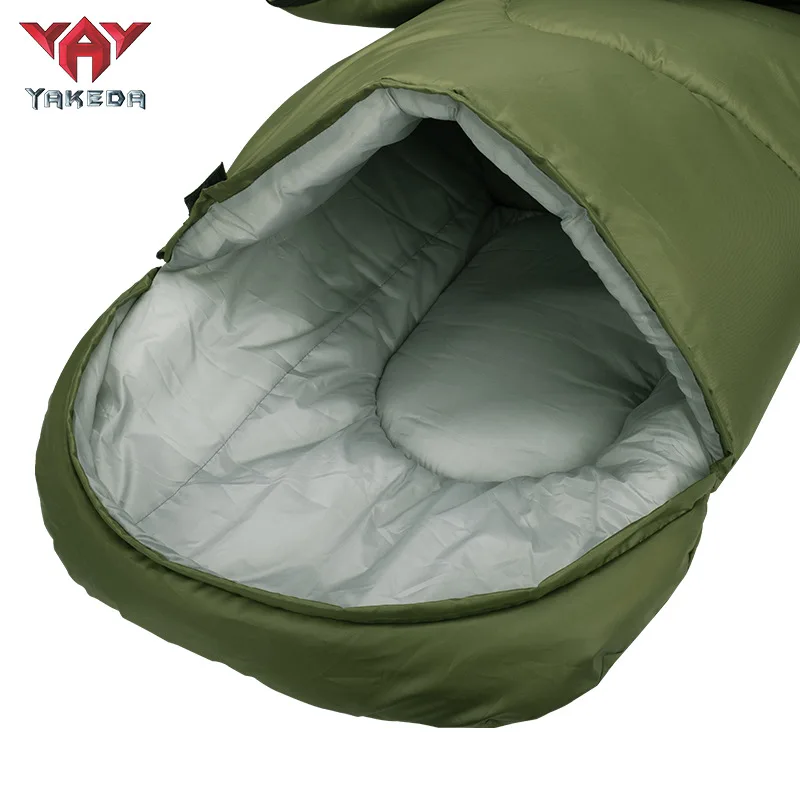 YAKEDA 190T Outdoor Mountaineering Hiking Camping Portable Constant Temperature Cold-resistant And Warm Adult Sleeping Bag