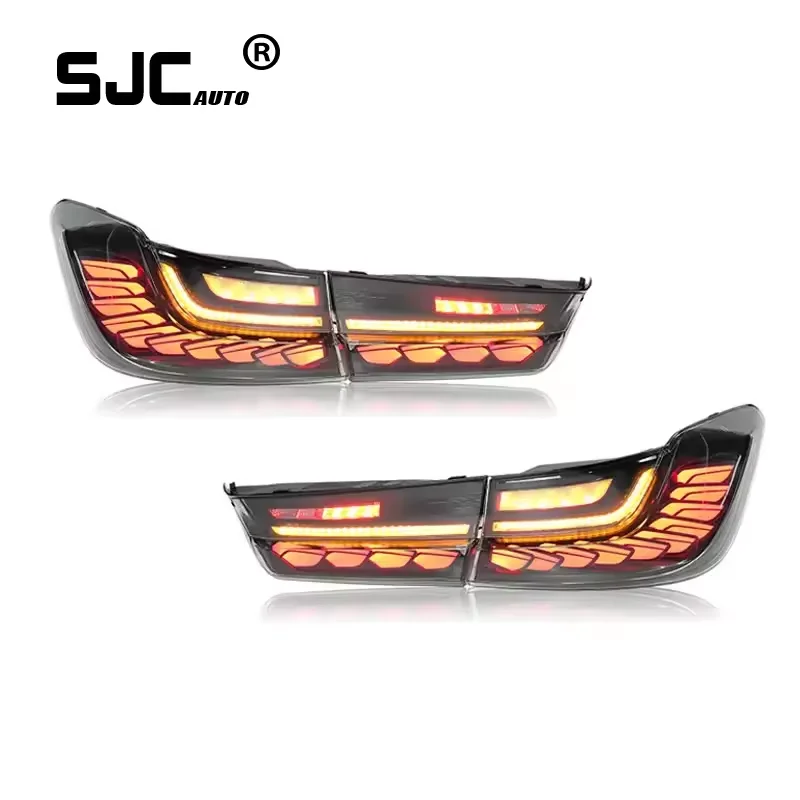 Automotive Parts  Taillights for 3 Series M3 G20 G80 2019-2022 Rear Signal Lamps Dragon Scale Style GTS Taillamps