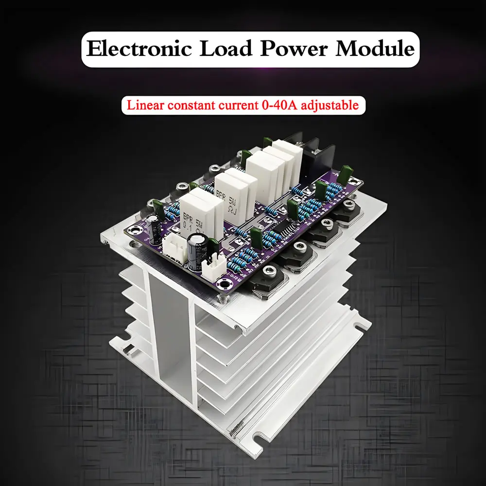 400W Electronic Load Power Module Tester High Power Variable Resistance Load Constant Current Linear Adjustable 0-40A