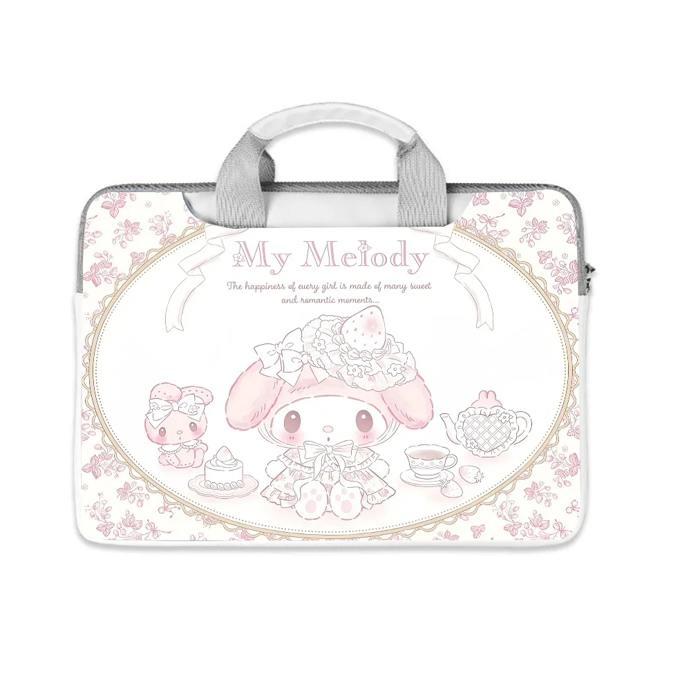 

Hello Kitty My Melody Portable Laptop Bag Protective Case for Macbook 12 13 14 15 16 Inch Macbook Air Asus Huawei Briefcase Gift