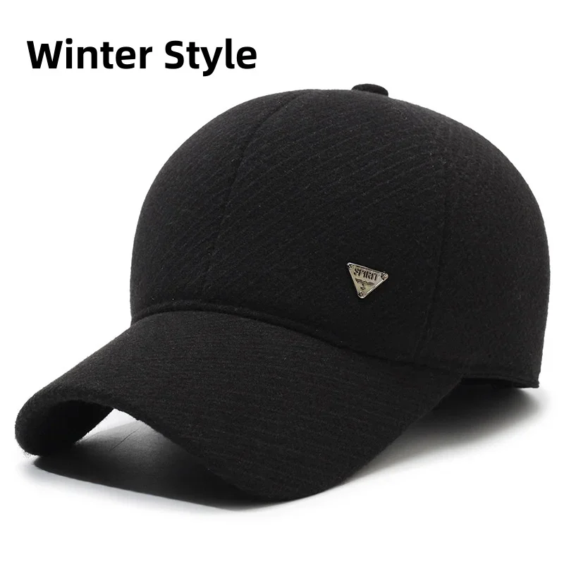 Sports Golf Hat Sun Hat Winter Autumn and winter Structured Baseball Cap for Men Women  Snapback Trucker Hat Hip Hop Male Fashio