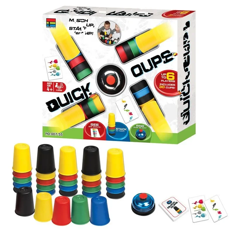 

Sports Stacking Cups Plastic Card Games Family Parent Child Outdoor Indoor Speed Challenge Training Party Desktop Funny Toys