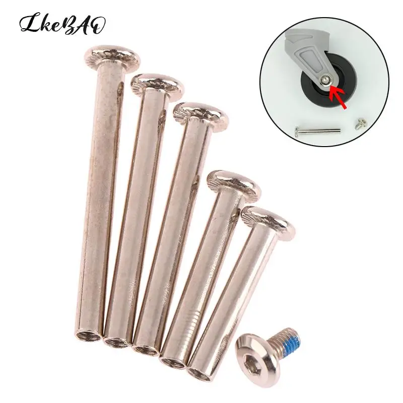 2sets Luggage Accessories  Stainless Steel Luggage Screws Luggage Wheels Bolts