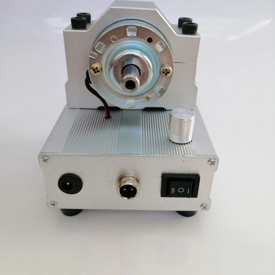 Float grinder Polishing drift tail Coloring machine shaft forward and reverse stepless variable speed small hollow motor lathe
