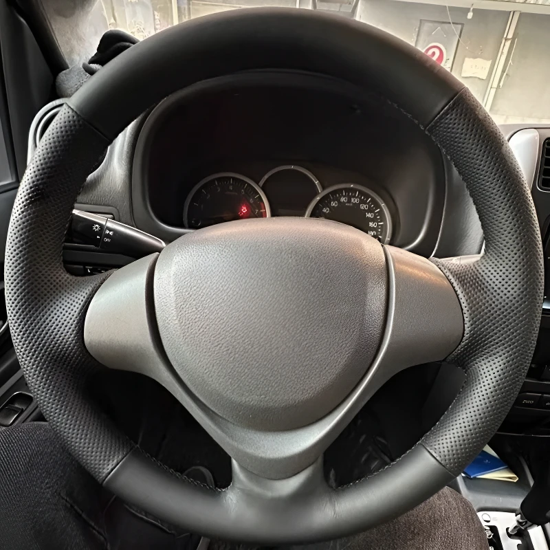 

Для Suzuki Jimny 15 моделей: чехол на руль ручной работы, дышащий, износостойкий, противоскользящий, с полным покрытием, модифицированный дизайн.