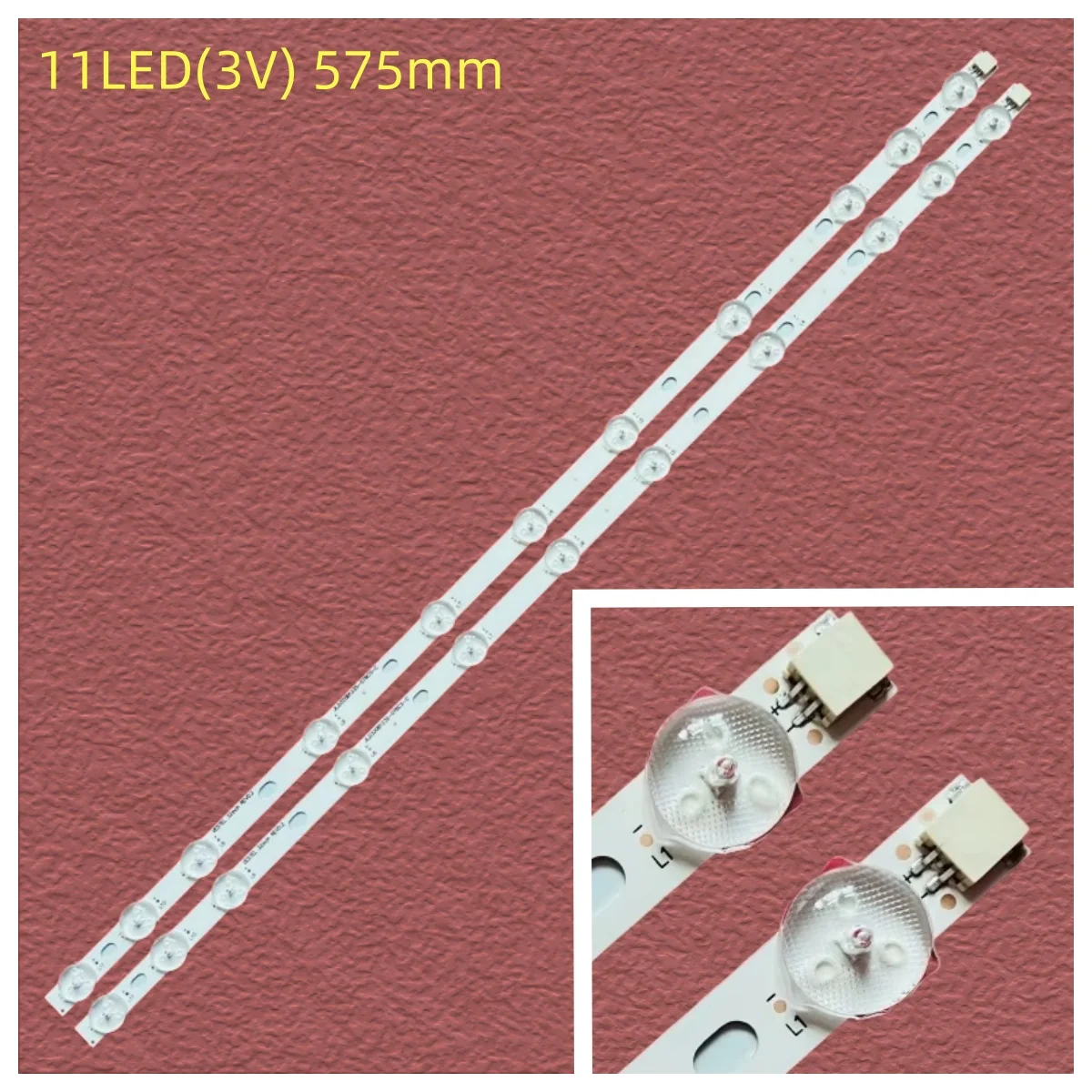 

30PCS LED Backlight Strip 11lamps VESTEL 32inch REV0.2 VES315WNDA-01 VES315WNDB-2D-N01 32HXC01U 32HXC01UA 32HXC01UB 32HB6J41U