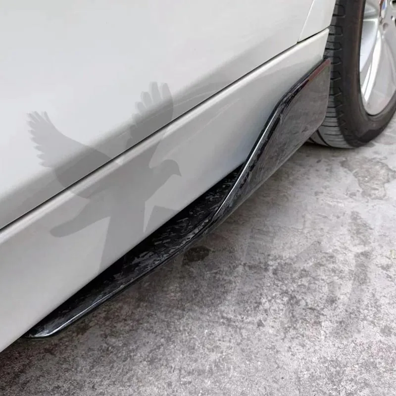 For BMW Carbon Fiber Side Skirts Sport Styling Side Spoiler E60 M5 F10 G30 F22 F23 F87 M2 F32 F33 F36 F82 M4 E90 E92 F30 M3