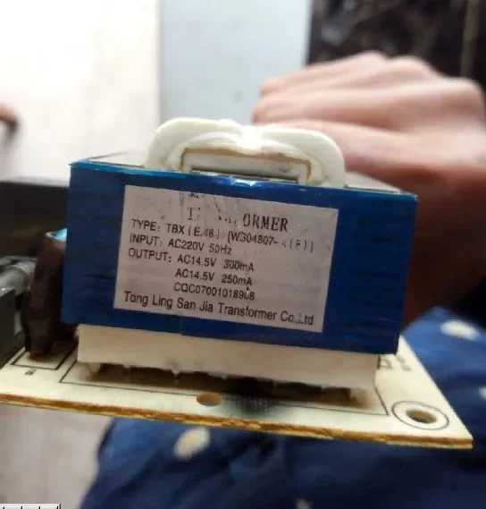 Wuxi SEG refrigerator power transformer EI48 4+5 pin 220V/14.5V300mA 14.5V250mA