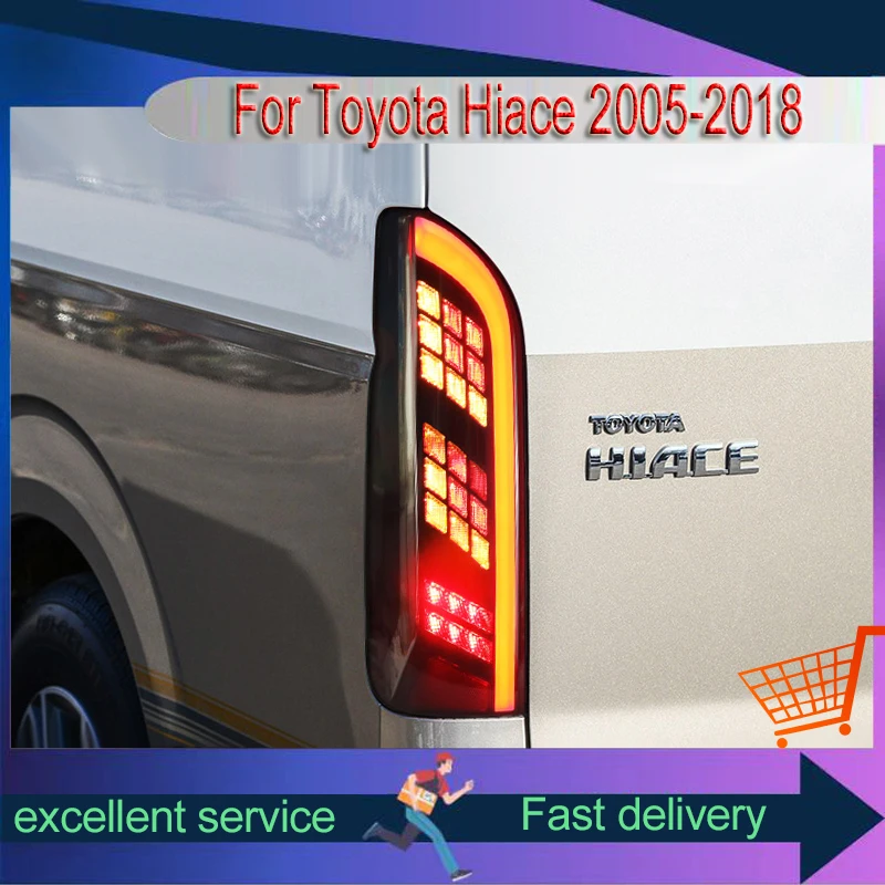 

Автомобильные аксессуары, лампы для 2005-2018 Toyota Hiace, задние фонари, лампы головного света, поворотные ДХО, подключи и работай, задний свет, Реверсивный ремонт, автомобильные инструменты
