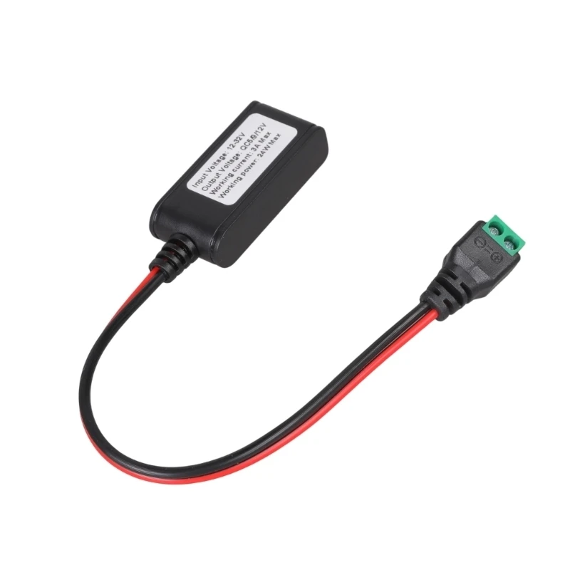 K3NB 23cm Multiple Voltages 2Pin To USB Charging Cable Delivers 24W Fast Charging From DC12V-32V Power Supply