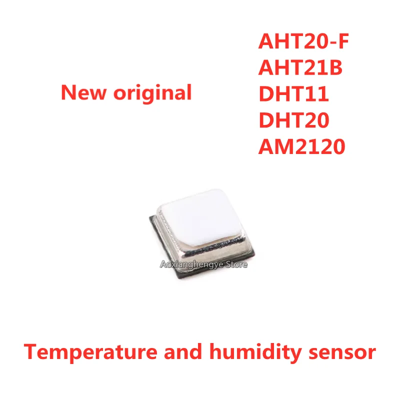 10PCS AHT20-F AHT21B DHT11 DHT20 AM2120 DFN6 Temperature and humidity sensor Anti-interference of digital I2C signal output