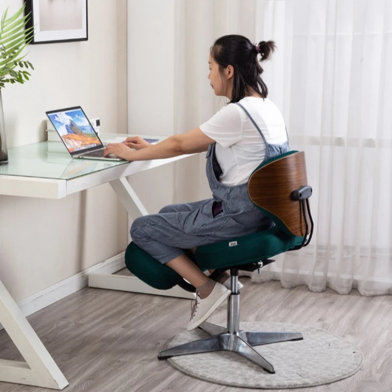 Study chair Non-pneumatic swivel chair Sitting posture correction Computer chair Adjustable angle prevention hunchback chair