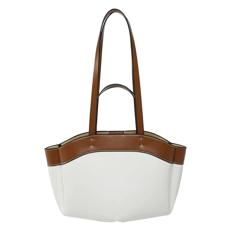 الخياطة الموضوع بولي PU حقائب كتف سستة سعة كبيرة حقائب نسائية بلون 2025 رائجة البيع موضة عالية الجودة حمل الحقائب