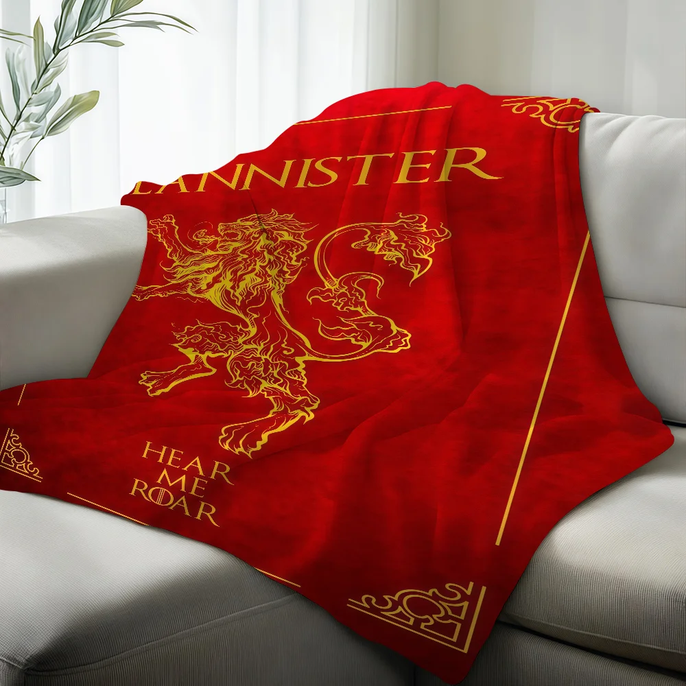 Game Of T-thrones Family Blanket Suitable For Sofas Beds Offices Cars Outdoor Travel An Ideal Gift For Friends Family