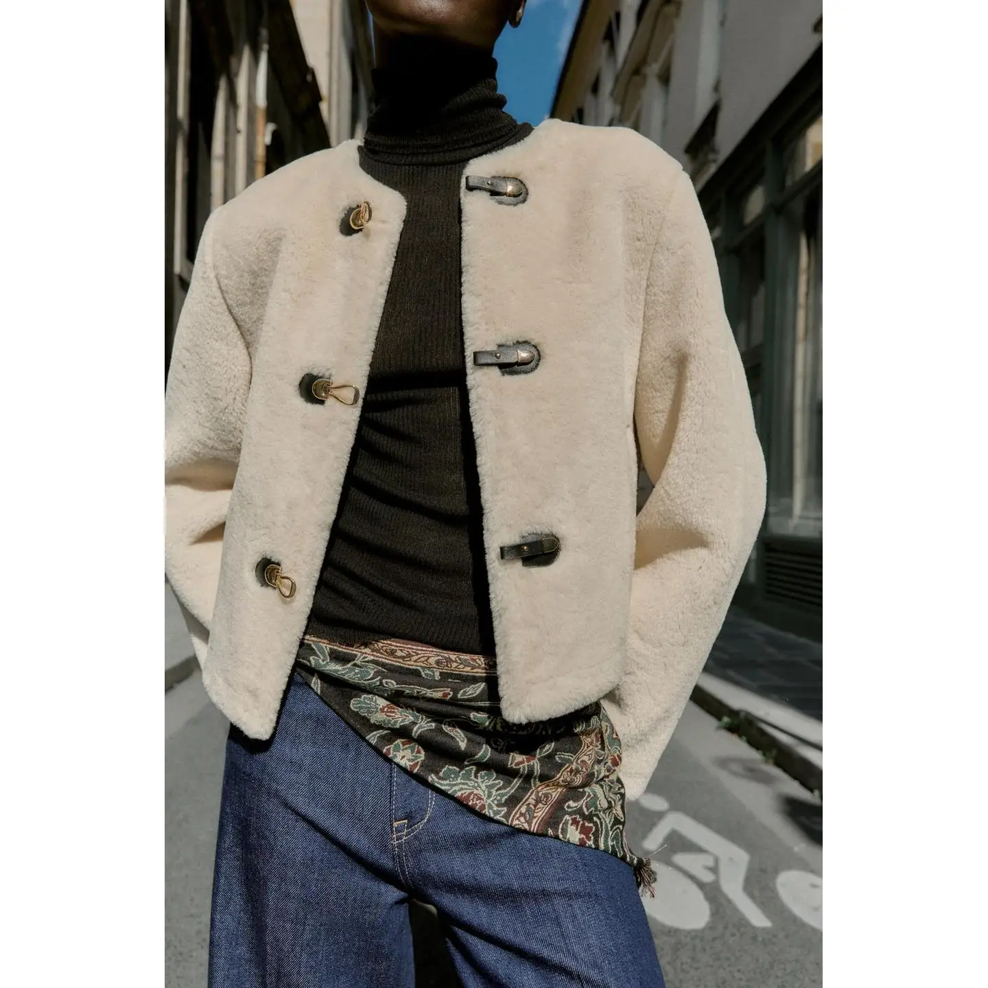 

Повседневное свободное пальто с длинными рукавами и круглым вырезом, двустороннее, с узлом-завязкой, синее, простое, осеннее, для женщин