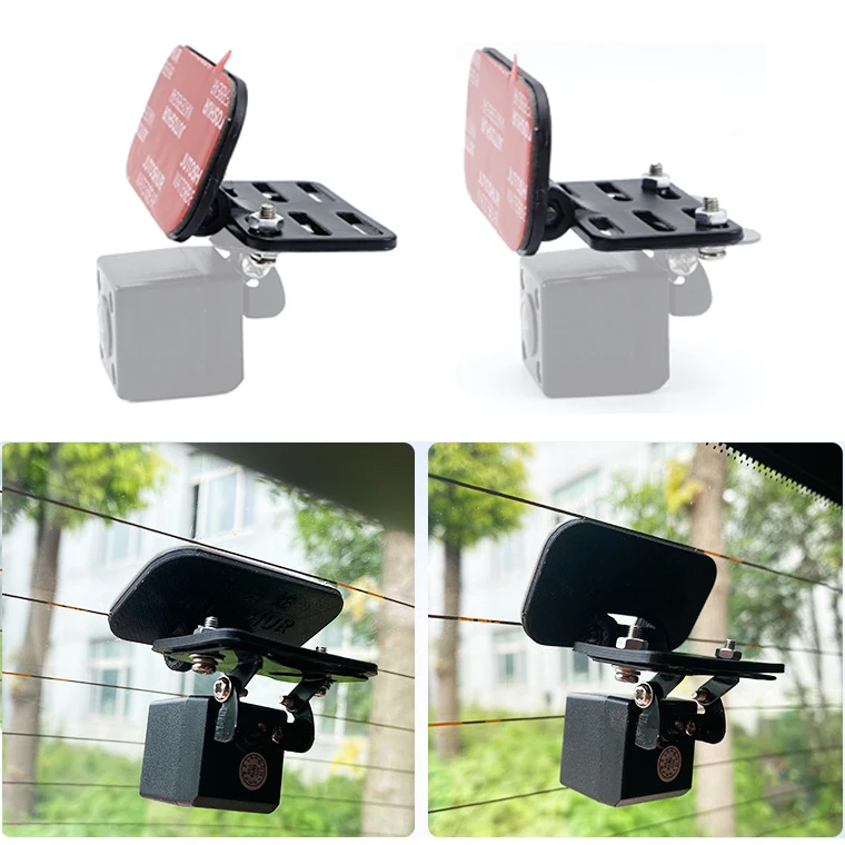 Suporte da câmera traseira para Dash Cam, Suporte da janela traseira para a maioria AZDOME M550, M01 Pro, M63, PG17, PG18S