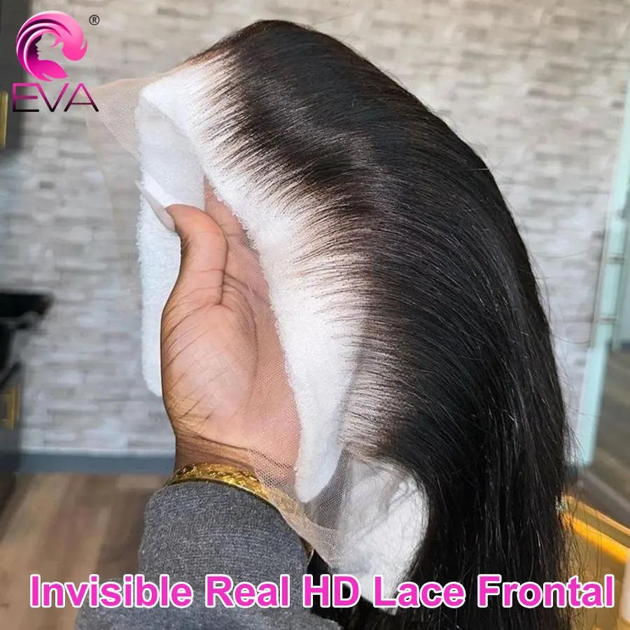 

Eva Hair Human Hair 13x6/13x4 HD Lace Frontal OnlyPre Plucked 5x5/6x6/7x5 HD Lace Closure Invisible HD Lace Small Knots Straight
