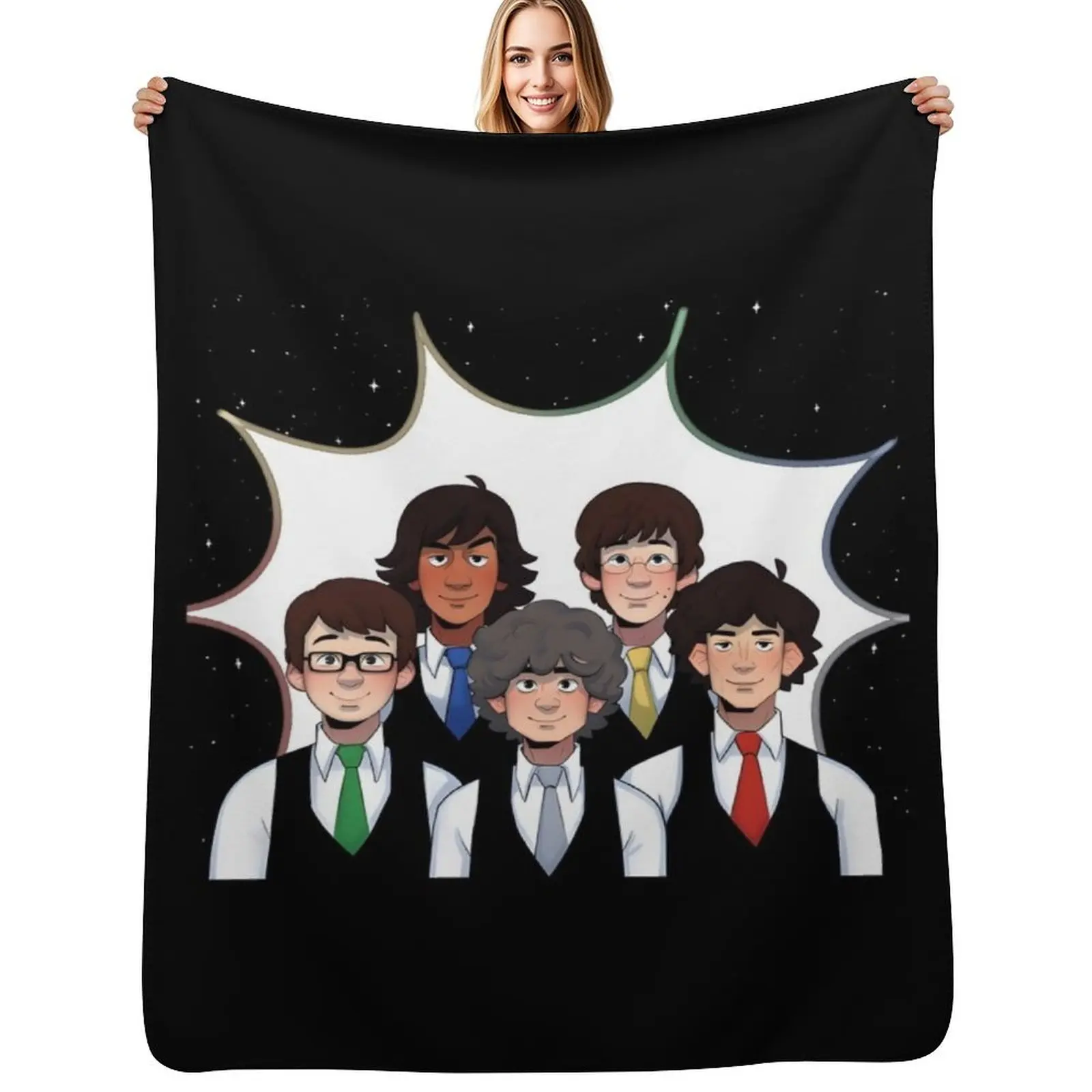 Tally hall anime art Throw Blanket Soft Warm Blanket Gift for Men Women Adults