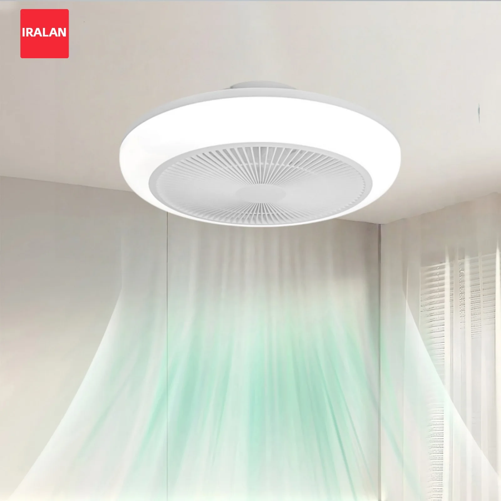 

Modern Simple LED Ceiling Fan Light New Sealed Ceiling Fan with Light Smart Living Room Bedroom Household Pendant Lights
