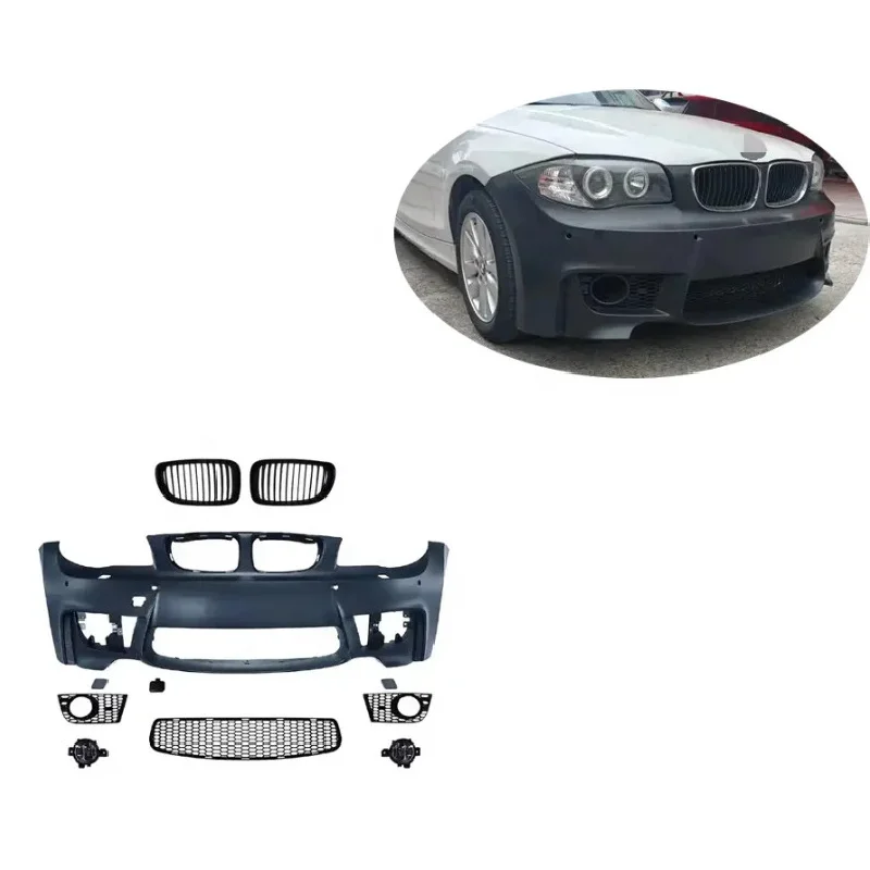 

PP Material E82 E87 1M Style Front Bumper Grille Fog Lamp 08-11