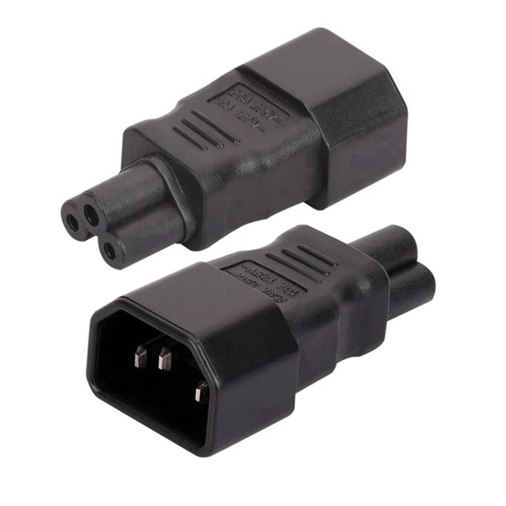 

Universal power adapter IEC 320 C14 to C5 adapter converter C5 to C14 AC power plug female 3-pin IEC320 C14 plug hot selling