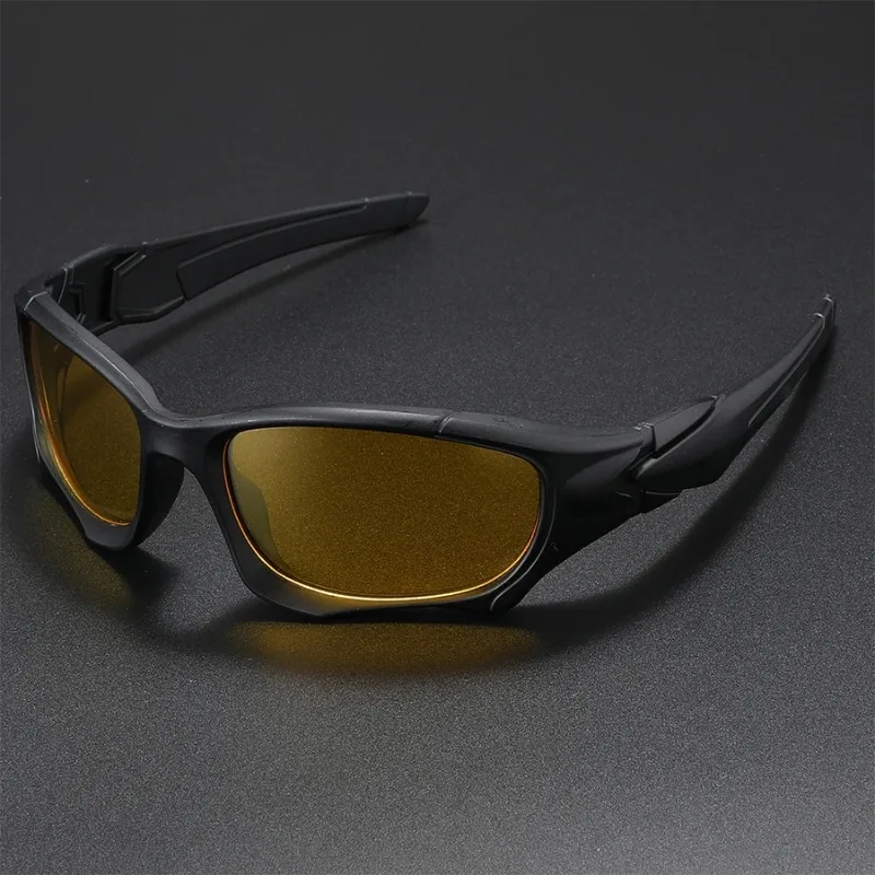 New Outdoor Sports Polarized Sunglasses Men Curve Cutting Frame Stress-Resistant Lens Shield Sun Glasses Wome Driving image 5