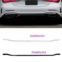Rear bumper chrome decorative strip A2068856203 A2068856303 For Mercedes Benz C-Class W206 C200 C300 2022-2023