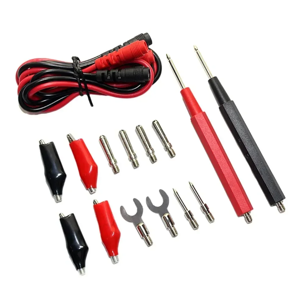 Multimeter Probe Test Leads Kit Universal 16pcs Combination Cable Digital Multimeter Probe Multi-functional Durable