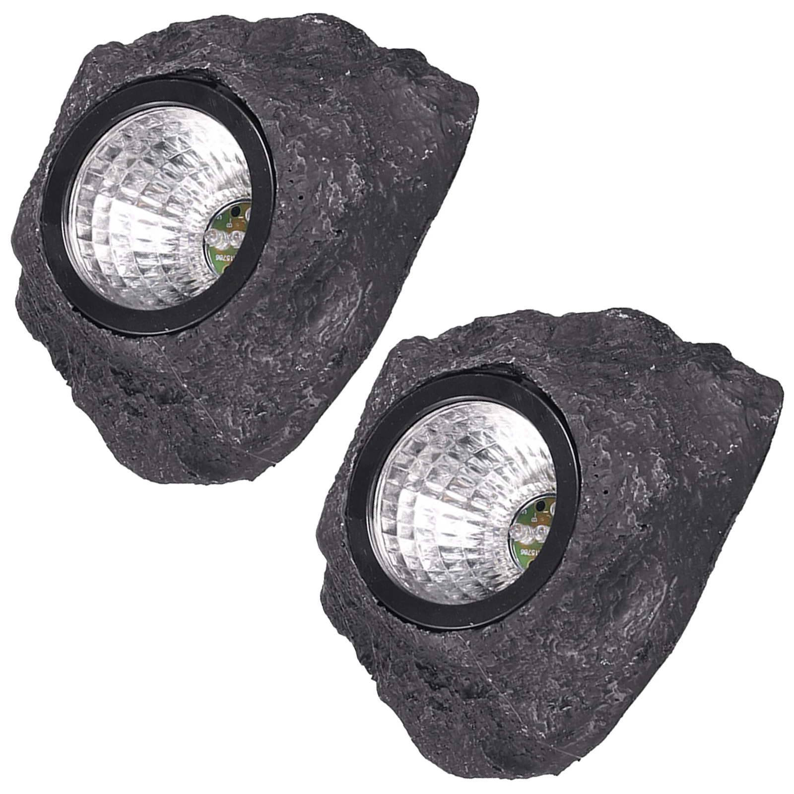 

2Pcs Solar Rock Lights Outdoor Garden Decor Patio Lighting Solar Powered Waterproof Landscape Lights for Yard Backyard