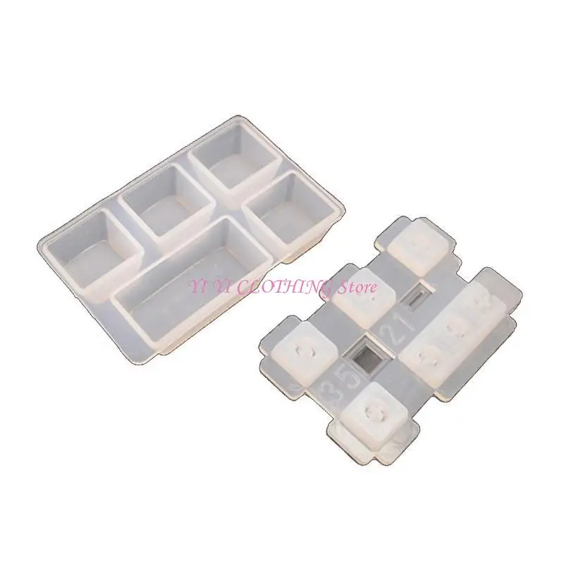 

N5KF for Cherry MX Mechanical Gaming Keyboard Epoxy Resin Mold Computer PC Gamer Pet Paw Keycaps Silicone Molds