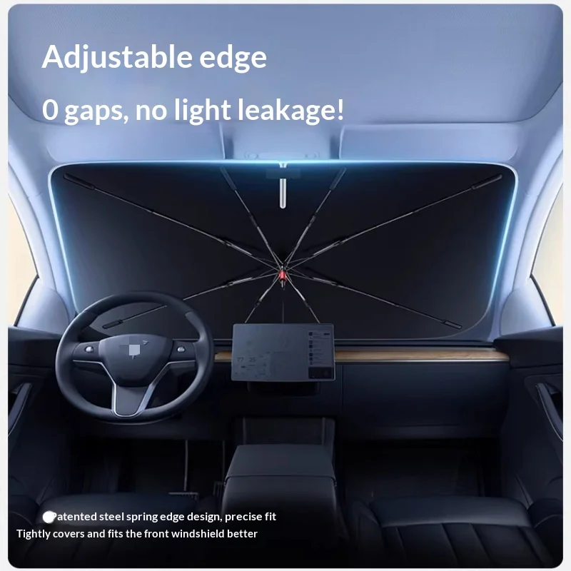 For BYD Models EV New Energy Vehicle Car Windshield Sunshade Front Window Sun Visor Sun Blocker Parking Heat Insulation