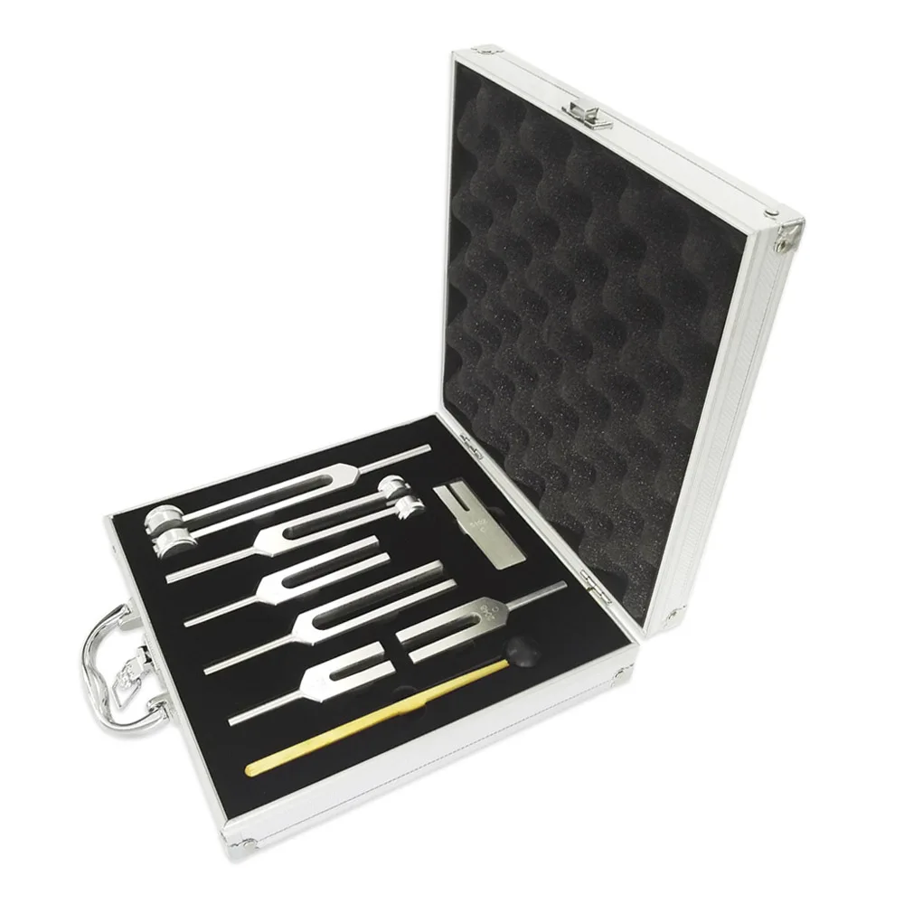 

128HZ 256HZ 512HZ 1024HZ 2048HZ 4096HZ 8192HZ GSS-7 Aluminum Alloy Tuning Fork Set