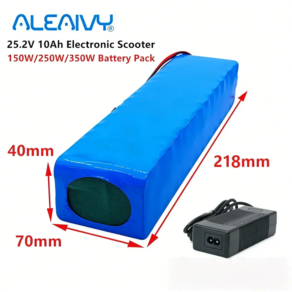 

7S3P 24V 10Ah 18650 lithium battery pack rechargeable battery suitable for 150W~350W motor tools built-in BMS lithium battery