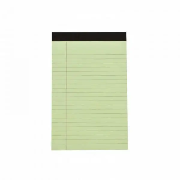 Compact A5 Writing Pad Smooth Surface Vertical Margin Line for Everyday Workspace Use