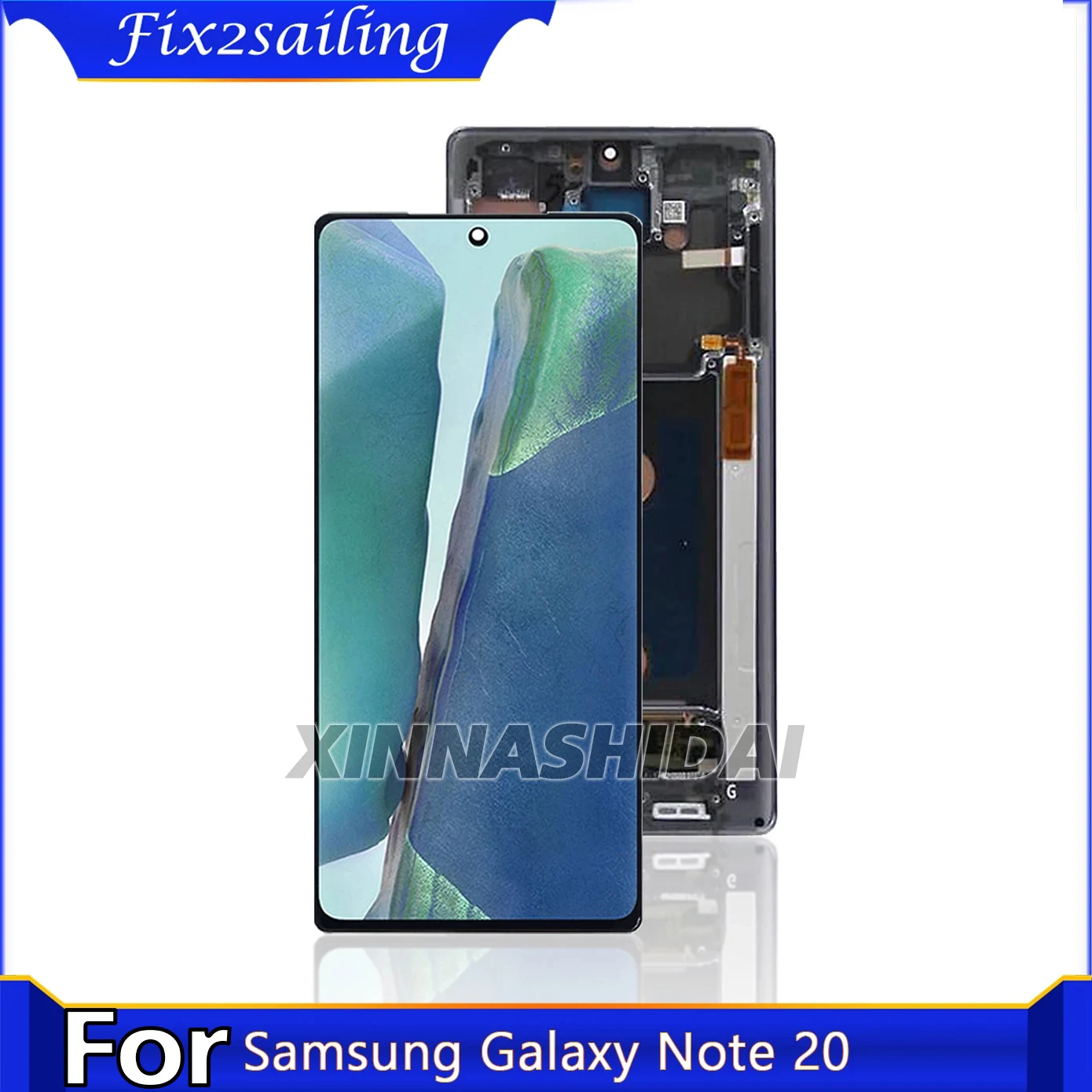 OLED For Samsung Galaxy Note 20 LCD Display Touch Screen With Frame Digitizer Assembly Replacement Parts