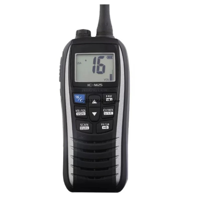 For IC-M25 5W 5KM Waterproof Marine Radio Handheld Walkie Talkie Transceiver