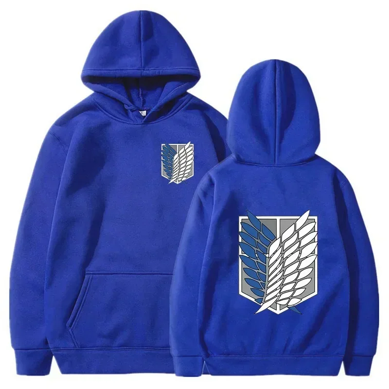 Attack on Titan Men's Hoodie Anime Hoodies Men Women Streetwear Pullover Harajuku Shingeki No Kyojin Hoodies Sweatshirt Clothes