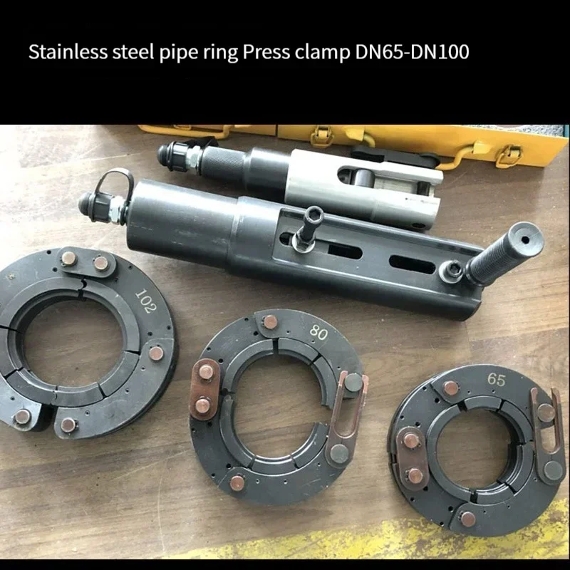 

Split type thin-walled hydraulic pipe clamp stainless steel water pipe ring clamp DN65-DN100