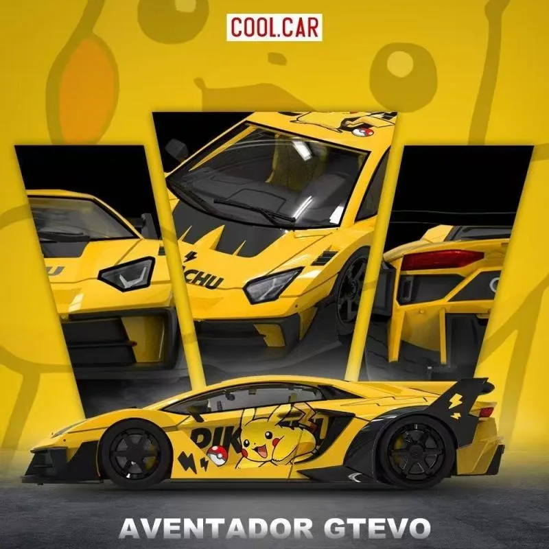 Cool Car 1:64 LP700-4 GT EVO GPX 30 V5 Alloy Die Casting Car Model Collection Model Boy Gift Christmas Gift Gifts for Men