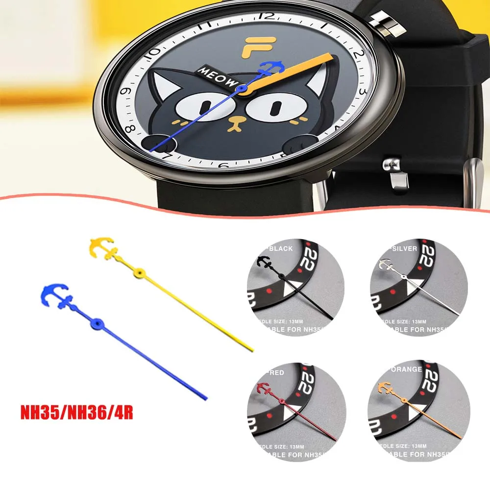 NEUE Modifizierte Uhr Hand für NH35/NH36/4R Bewegung Uhr Zeiger Anker Form Form Zeiger Teile Uhr Reparatur zubehör