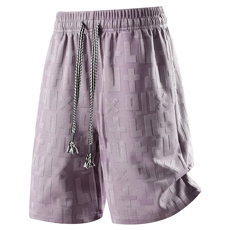 

2026 new summer loose straight leg five quarter pants casual pants men's shorts men's sports