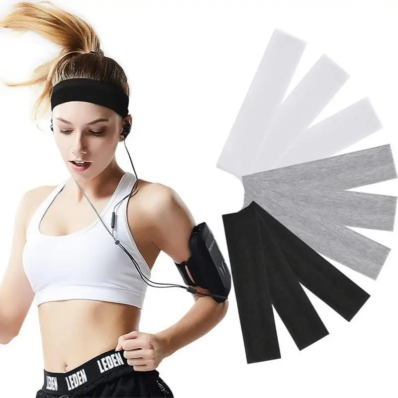

Elastic Cotton HairBand Fashion Headbands For Women Men Solid Running Fitness Yoga Hair Bands Stretch Makeup Hair Accessories