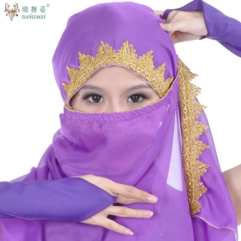 Véu de dança do ventre exótico índiatribal para mulheres traje véu de dança oriental phnom penh véu médio oriente acessórios de dança