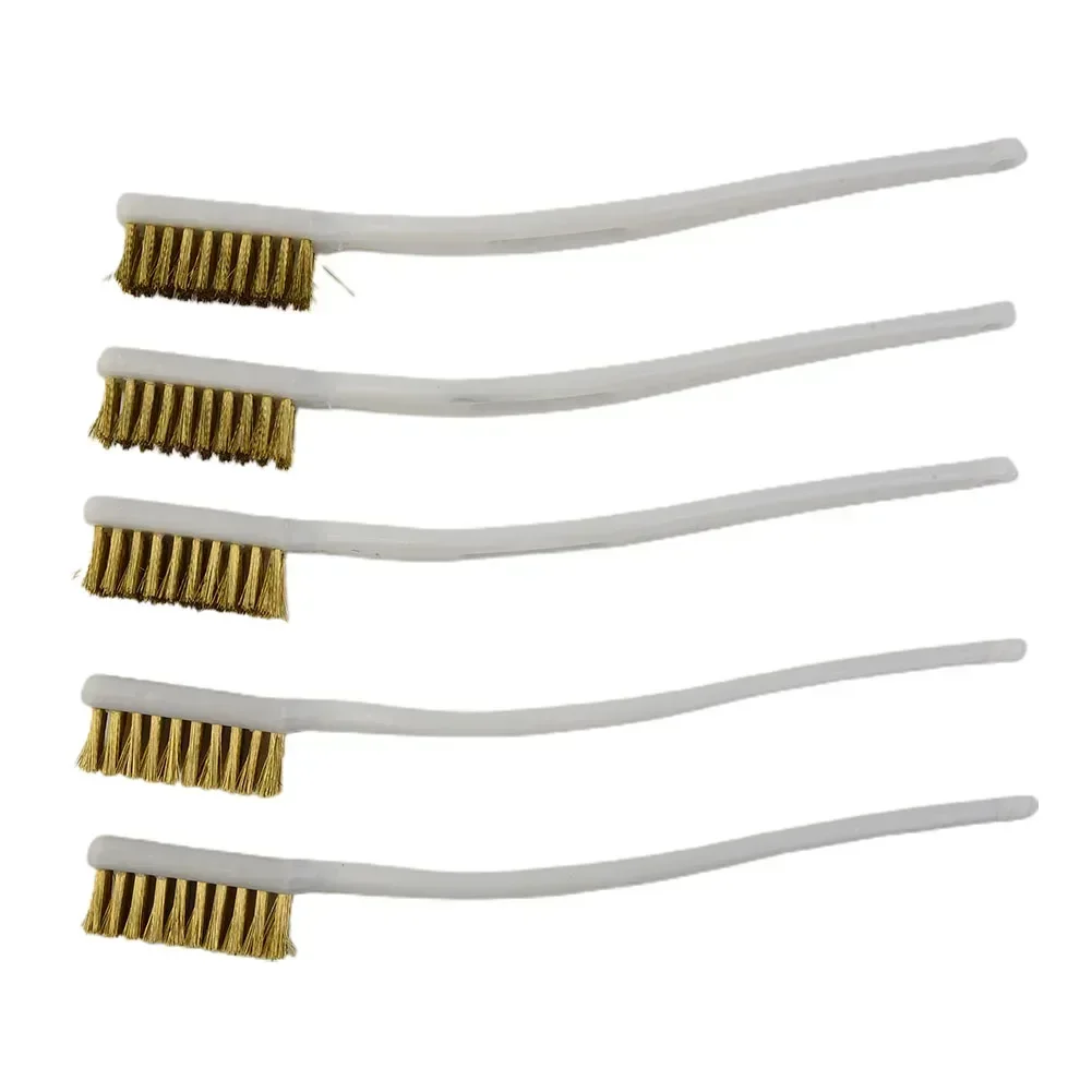 

Handle Remover Paint Wire Cleaning Brush Metal Burring Brass Polishing Brushes Rust Brush Tools Mini Plastic Scrubbing