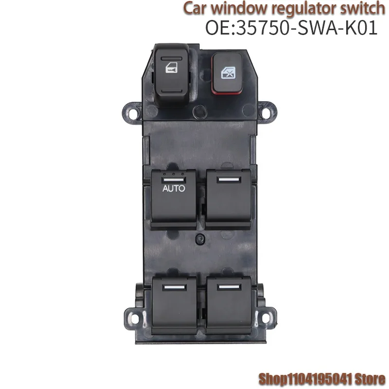 35750-SWA-K01 For Honda Civic car window regulator switch, automotive parts 22 pin 5