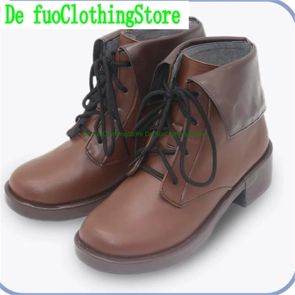 DefuoClothing Ezra Theodore Cosplay Shoes Boots Game Anime Game Role-playing Shoes and Boots Halloween Party