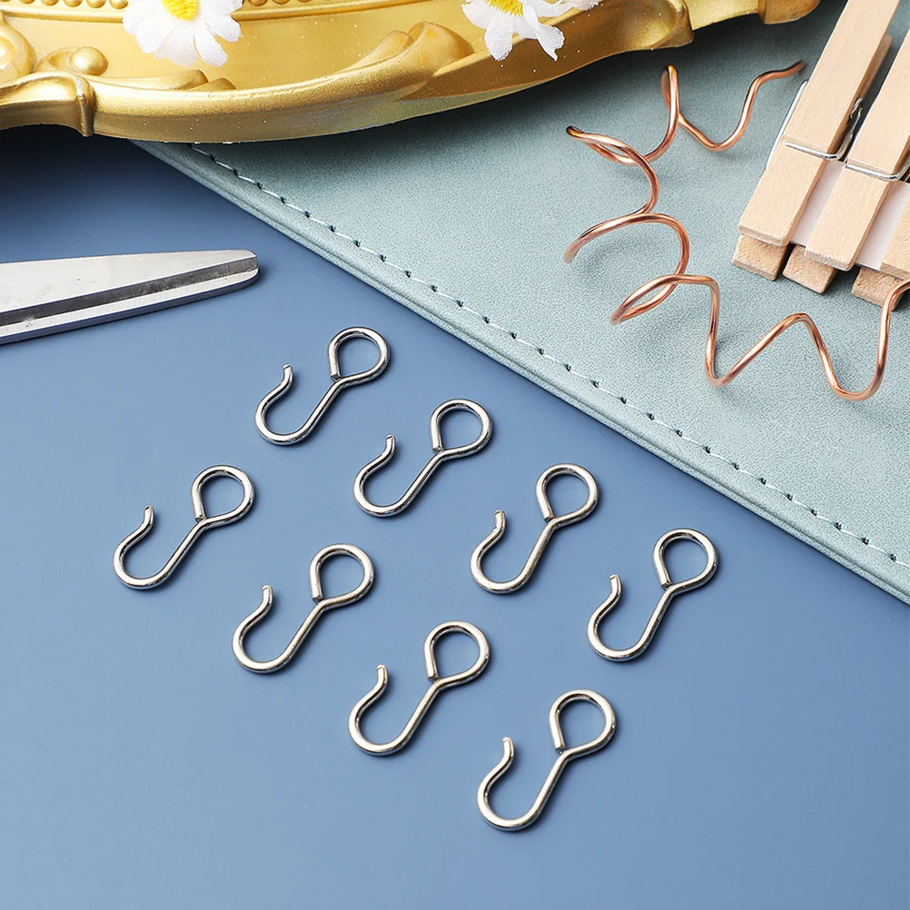 60pcs Car Covers Iron Hooks 23Mm S Hook Design For Auto Seat Cushion Fixing Fast Installation Scratch Protection Vehicle Seat