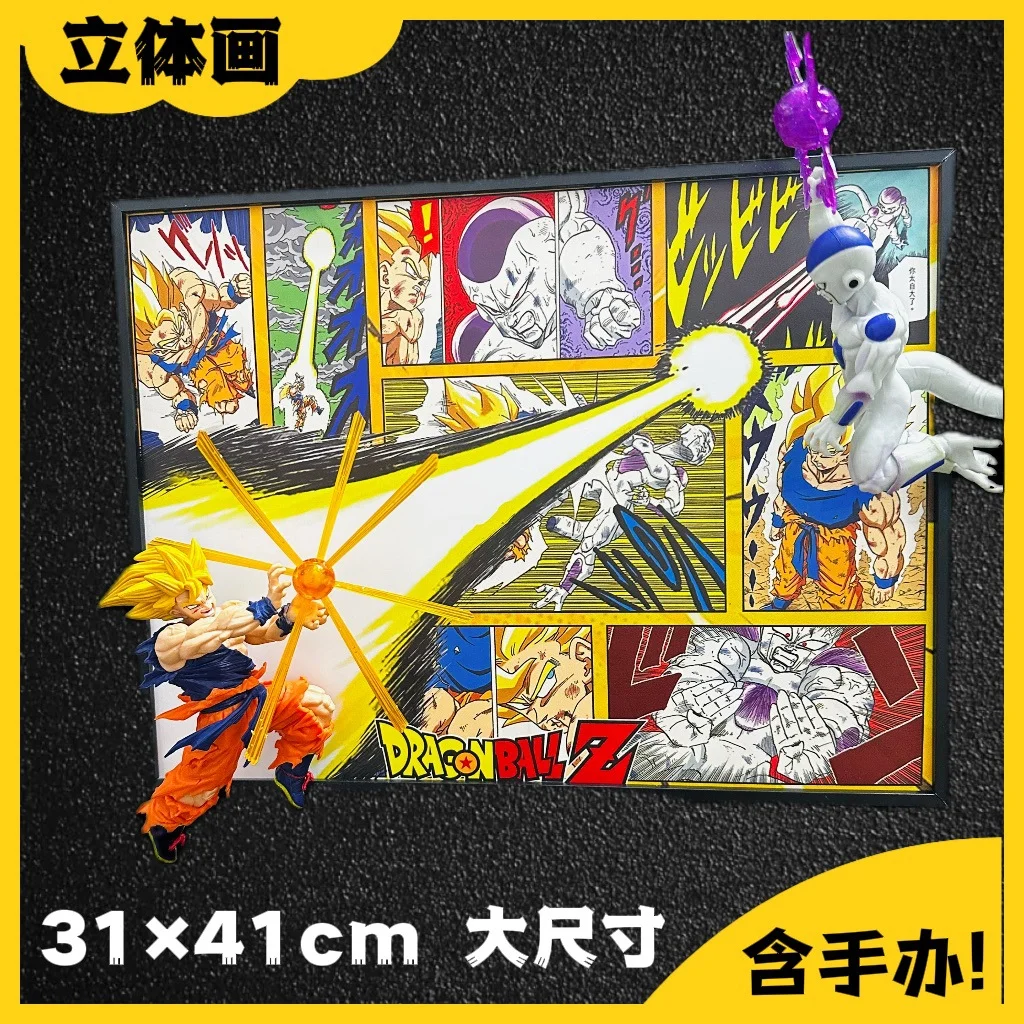 

Dragon Ball Z Goku vs Frieza 3D LED Wall Light Collectible Anime Decor Lamp USB Powered RGB Night Light Perfect Birthday Gift