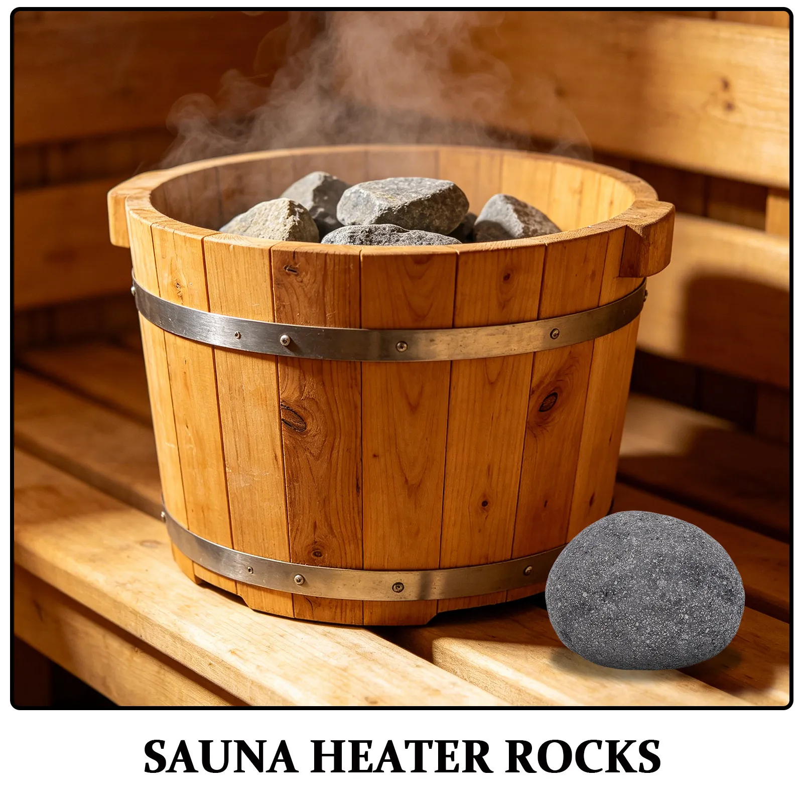 1 Bag Sauna Lava Stones Natura - Spa & Wellness Paradies Braunschweig review and price